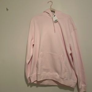 H and M pink oversized hoodie